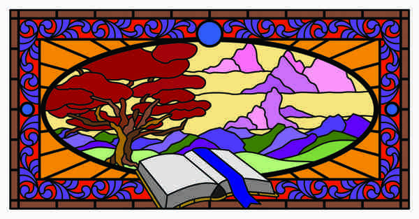 stained glass drawing